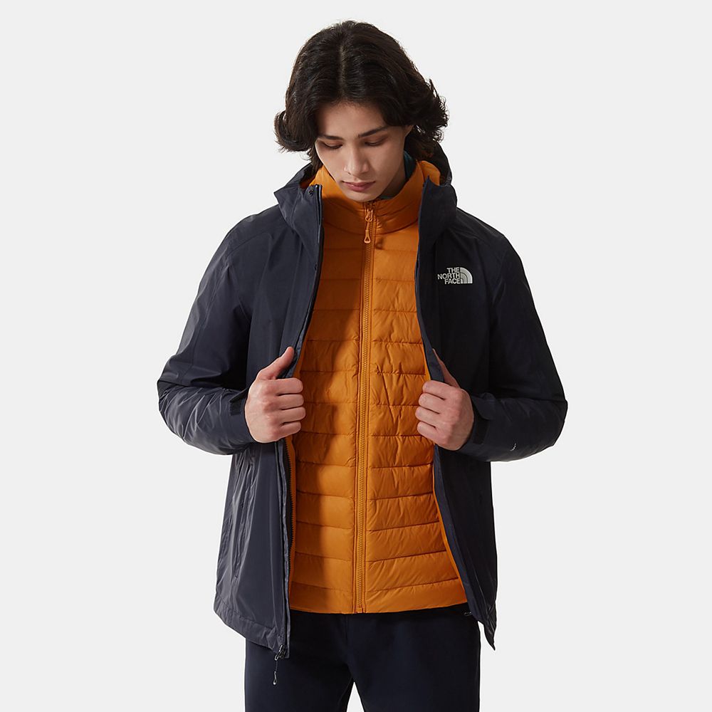 The North Face Waterproof Jackets Mens Australia - The North Face New Dryvent™ Triclimate Black Hiki